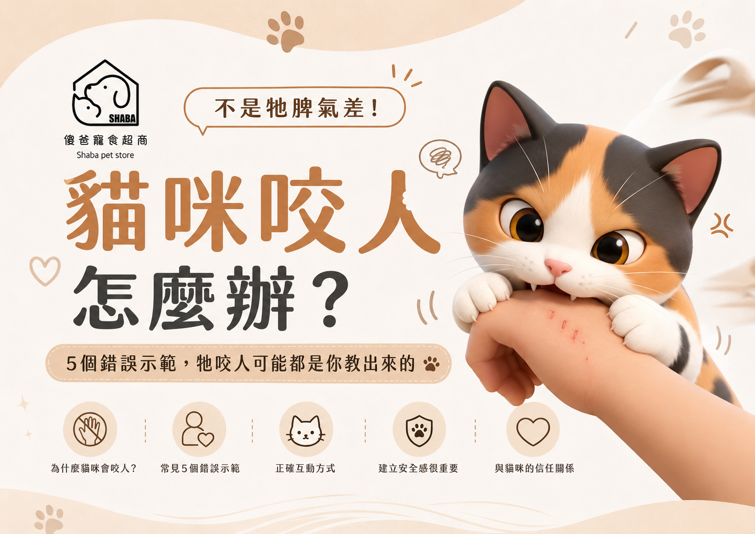 貓咪咬人