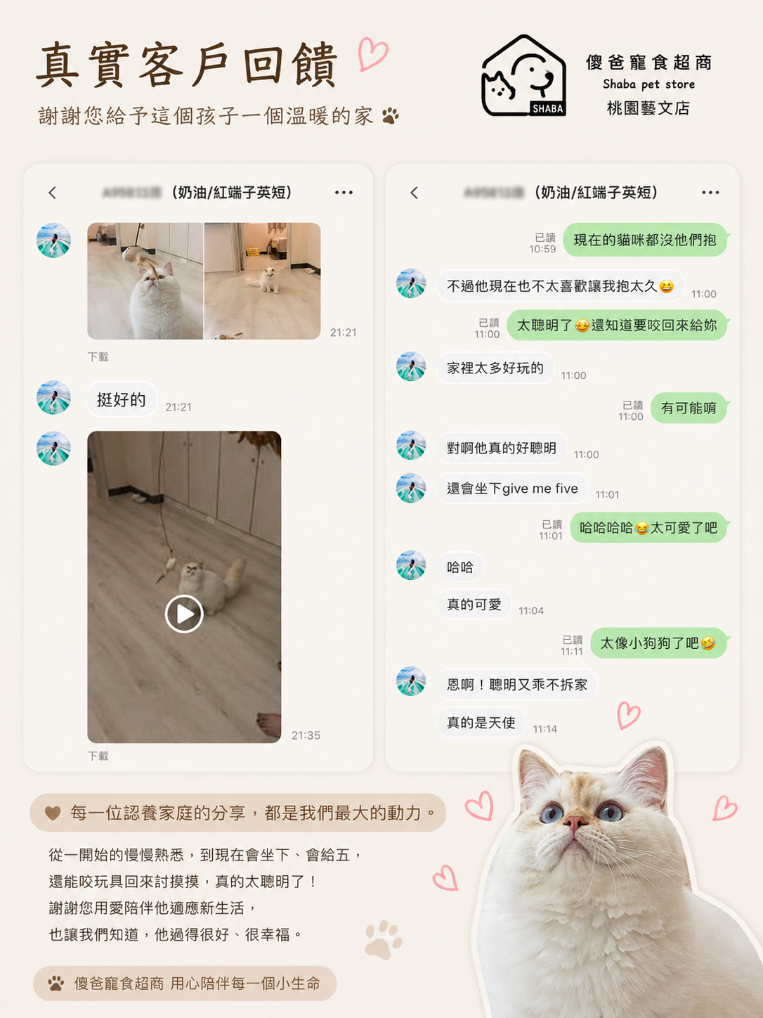 真實客戶回饋