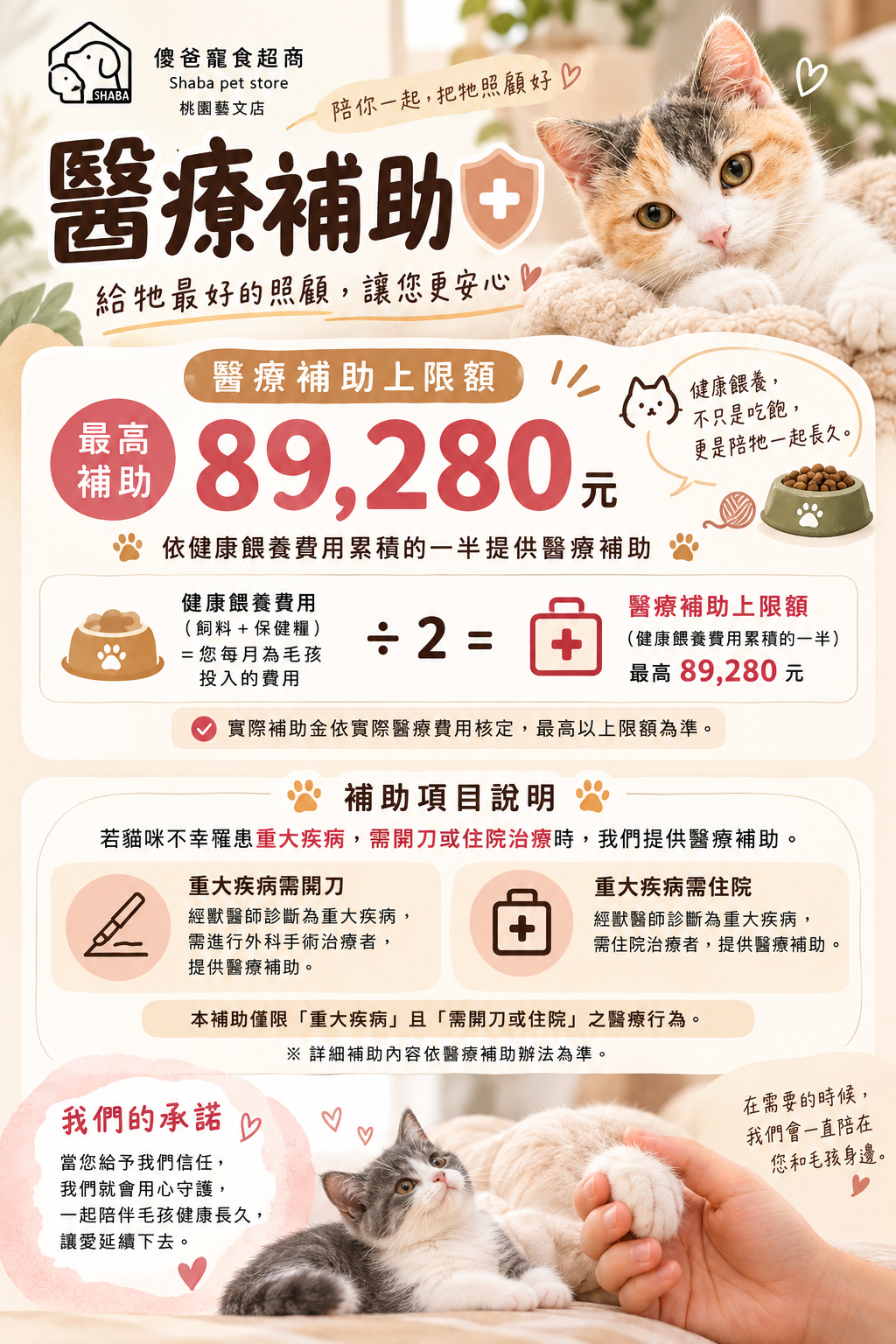 傻爸寵食超商醫療補助