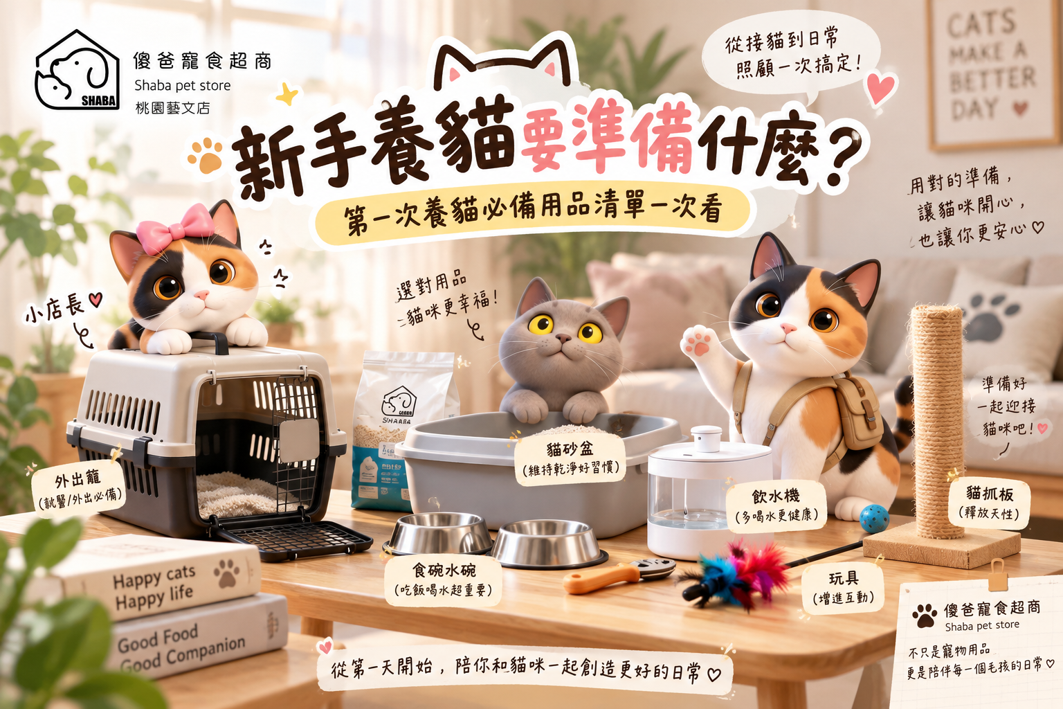 新手養貓攻略