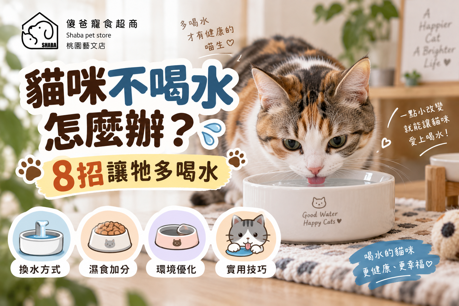 貓咪不喝水怎麼辦