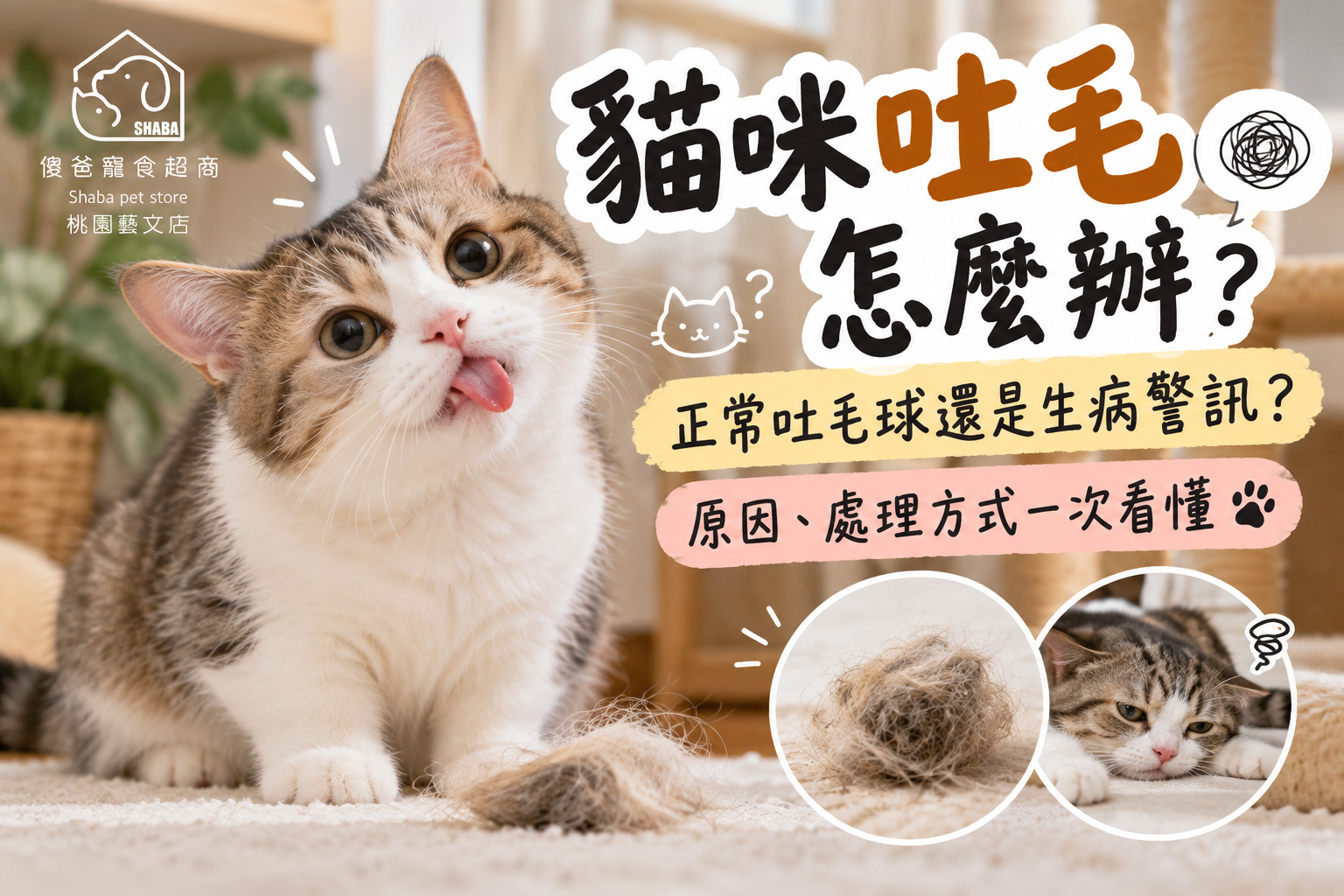 貓咪吐毛