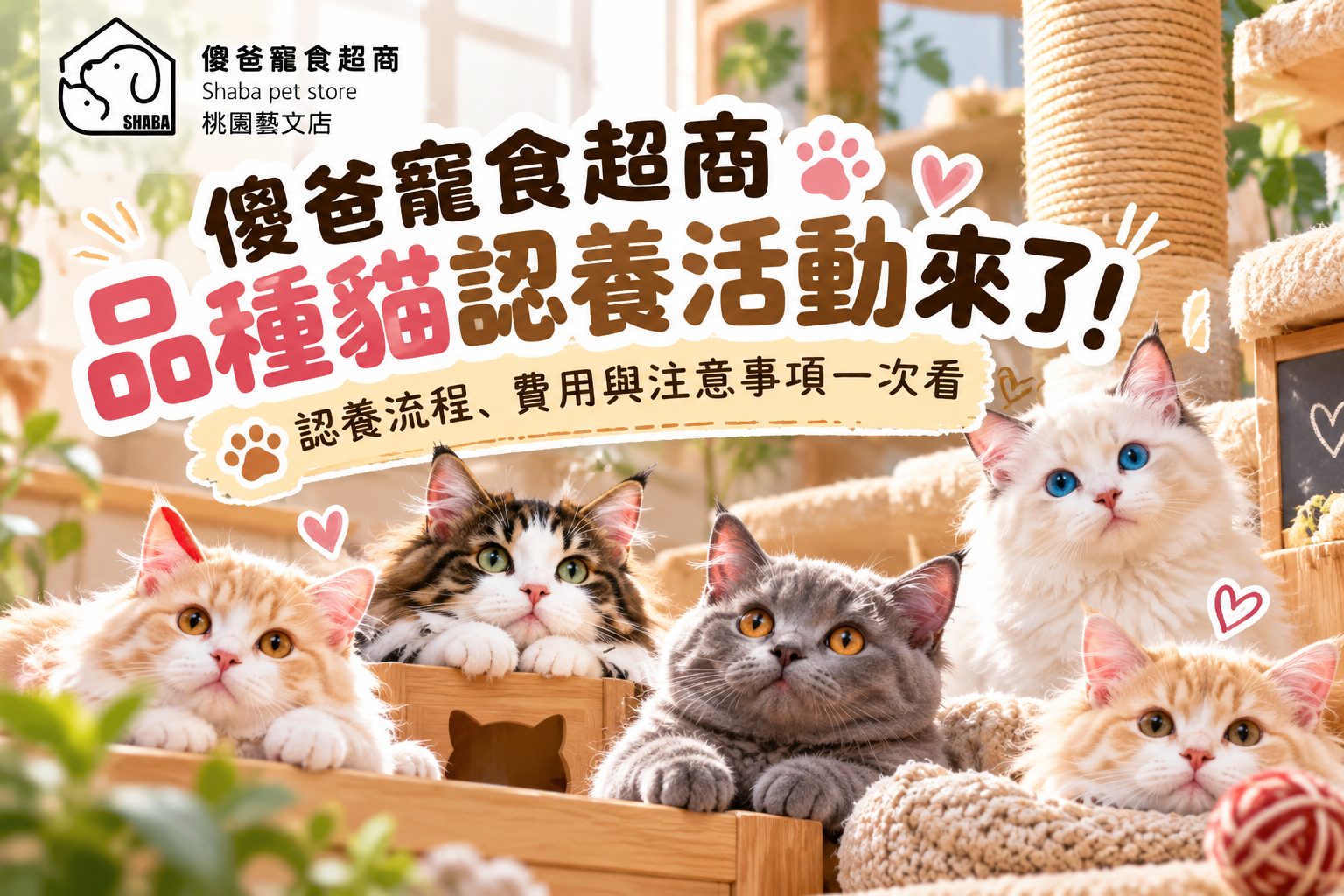 品種貓認養活動